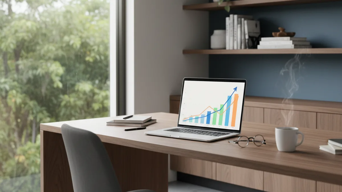 North Brisbane home loan refinance review on a desk with laptop